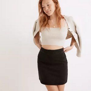 Madewell High Waist Straight Mini Skirt size 23 NWT